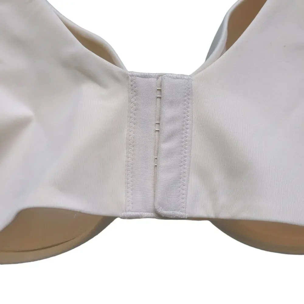 Cacique Lane Bryant Underwire Multiway Push Up Bra Lightly Lined Beige 46DDD